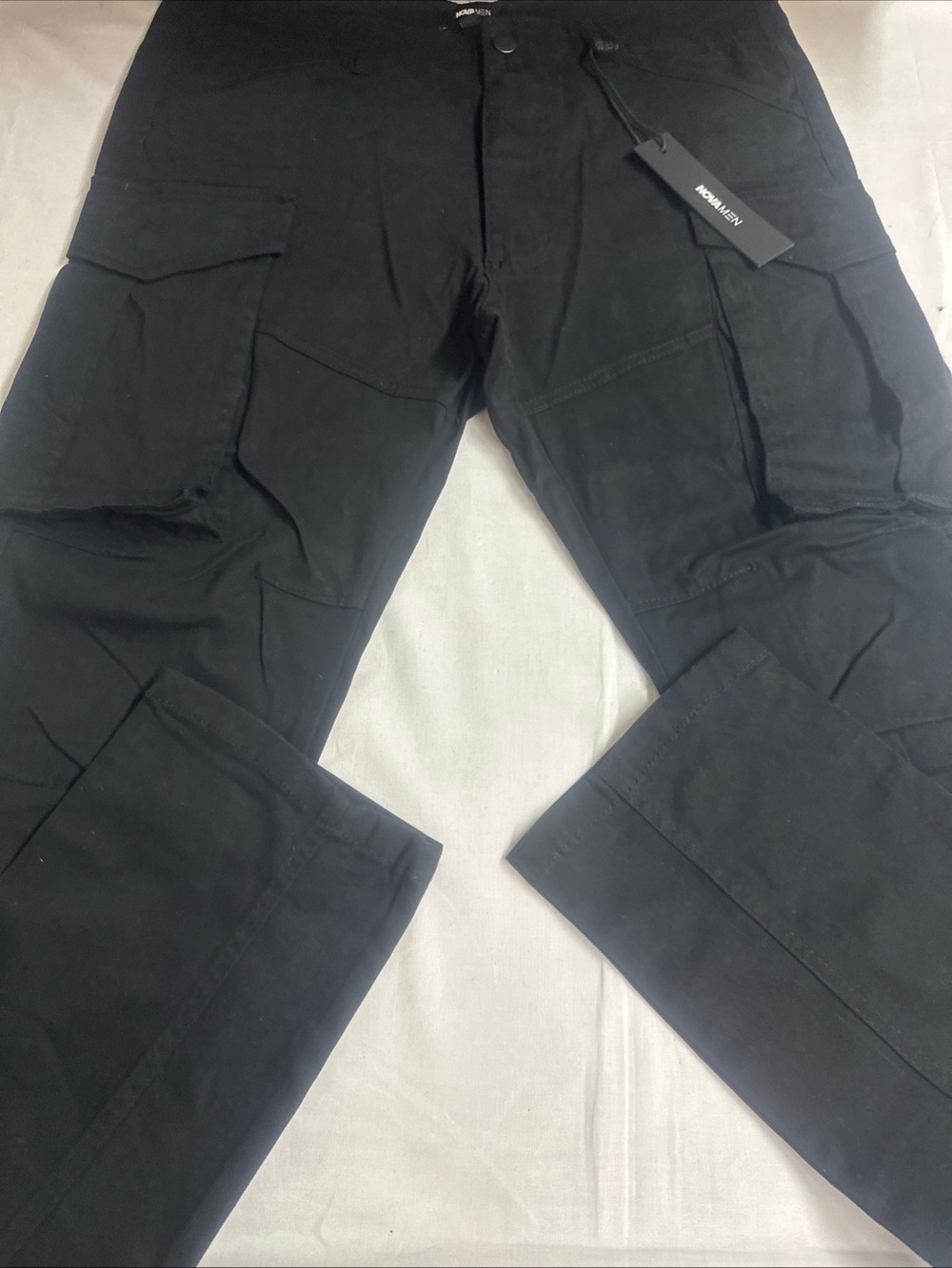 Men's Black Cargo Pants NWT